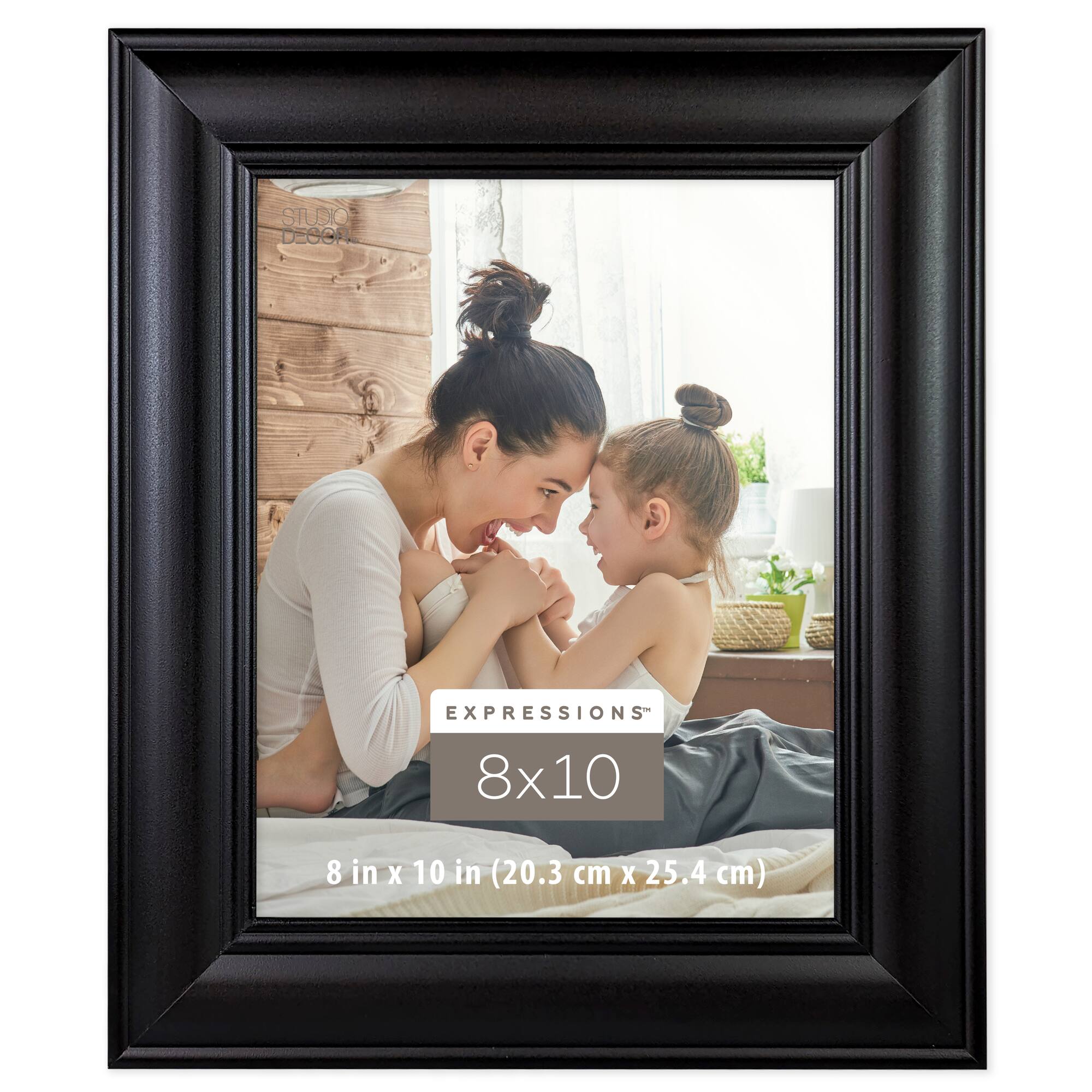 8" x 10" Black Inner Ridge Frame, Expressions™ by Studio Décor®